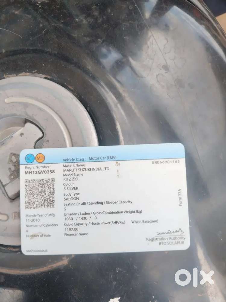 Maruti Suzuki Ritz Zxi 2016 Year Car
