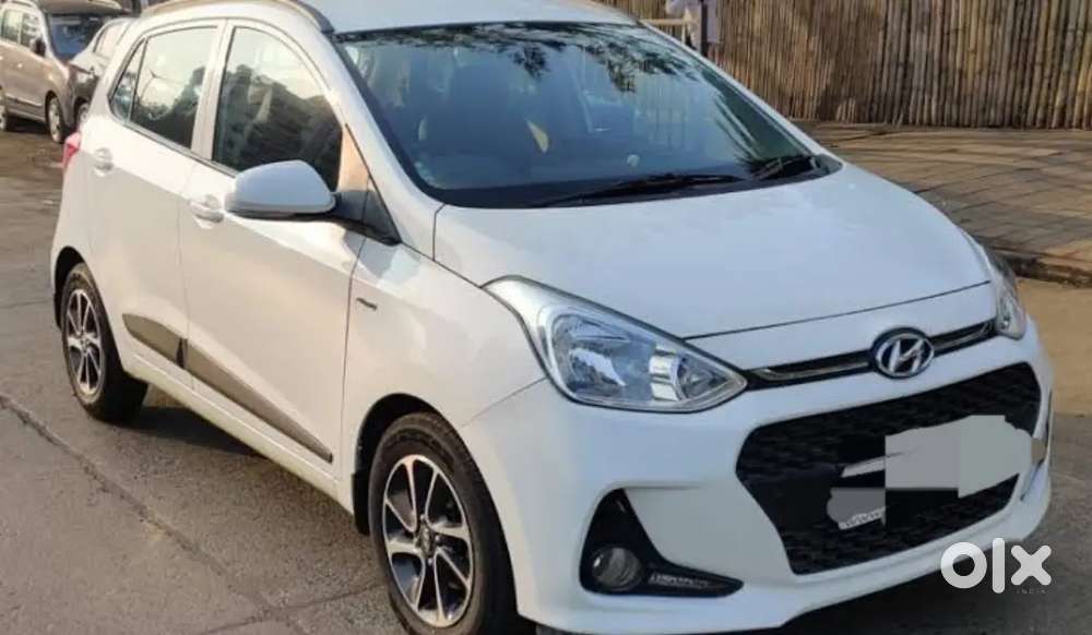 Hyundai Grand I10 2018 Petrol 45000 Km Driven, No Damage,  White Color