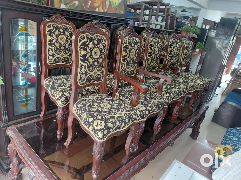 Sheesham wood dining set with 12 chair