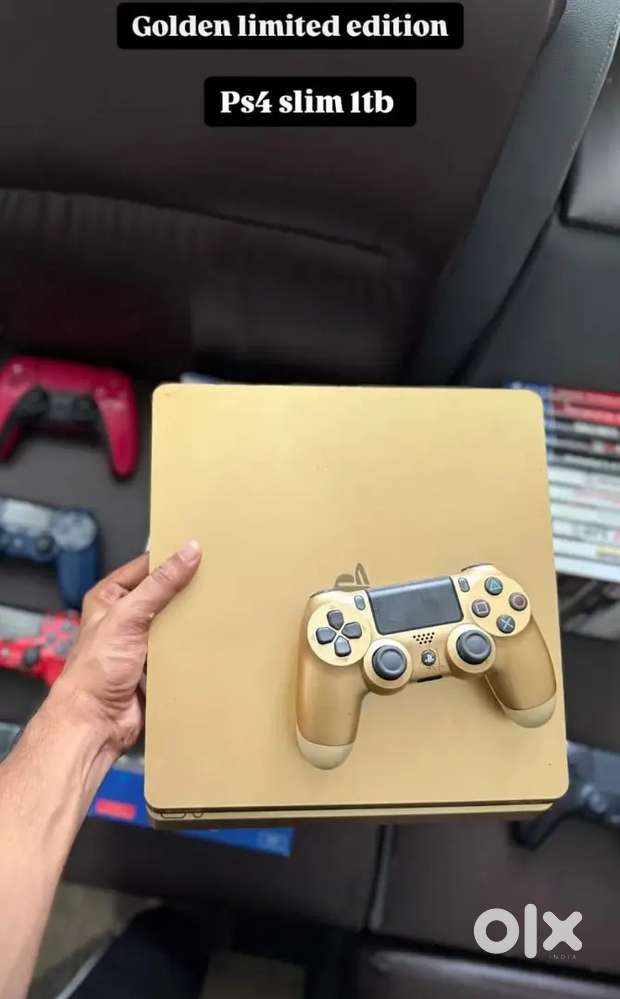 PS4 SLIM 1TB GOLD EDITION WITH GAMES Games Entertainment