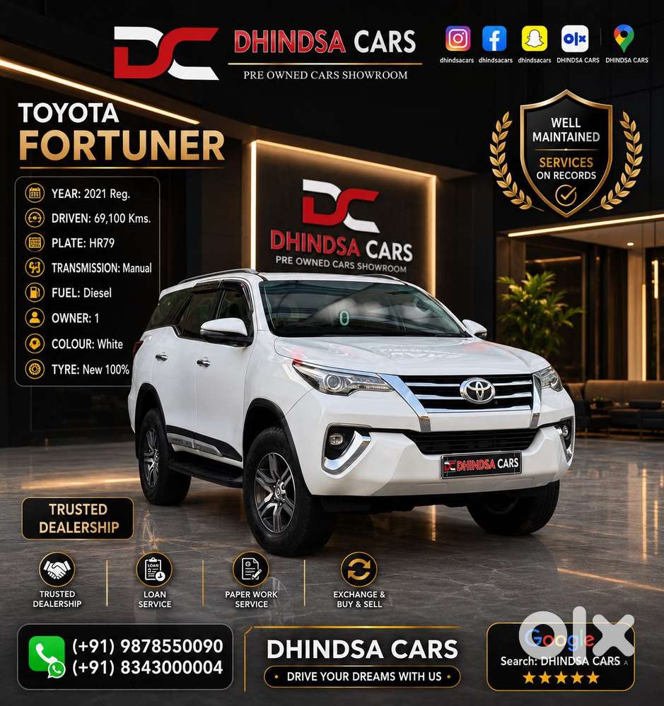Toyota Fortuner Sigma 4 At Diesel, 2018, Diesel