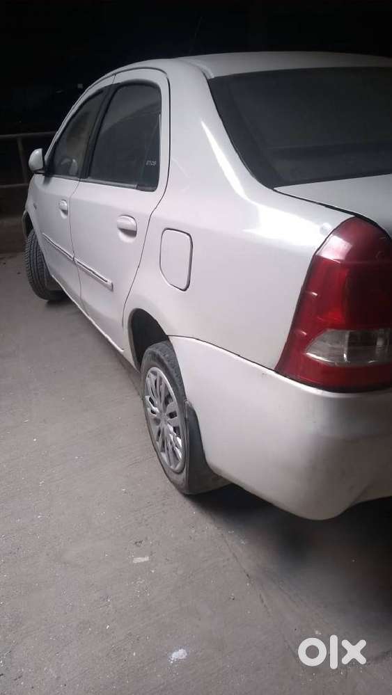 Toyota Etios G Petrol White 2013 Model Well Maintained Sedan Car,