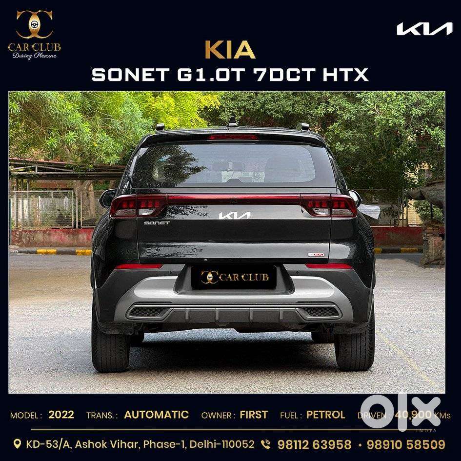 Kia Sonet 1.0 Htx Dct Anniversary Edition, 2022, Petrol