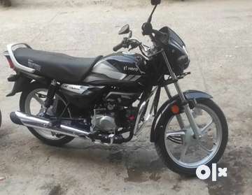 HF DELUXE BLACK COLOUR NON 3IS SELF START BIKE Motorcycles 1791719663
