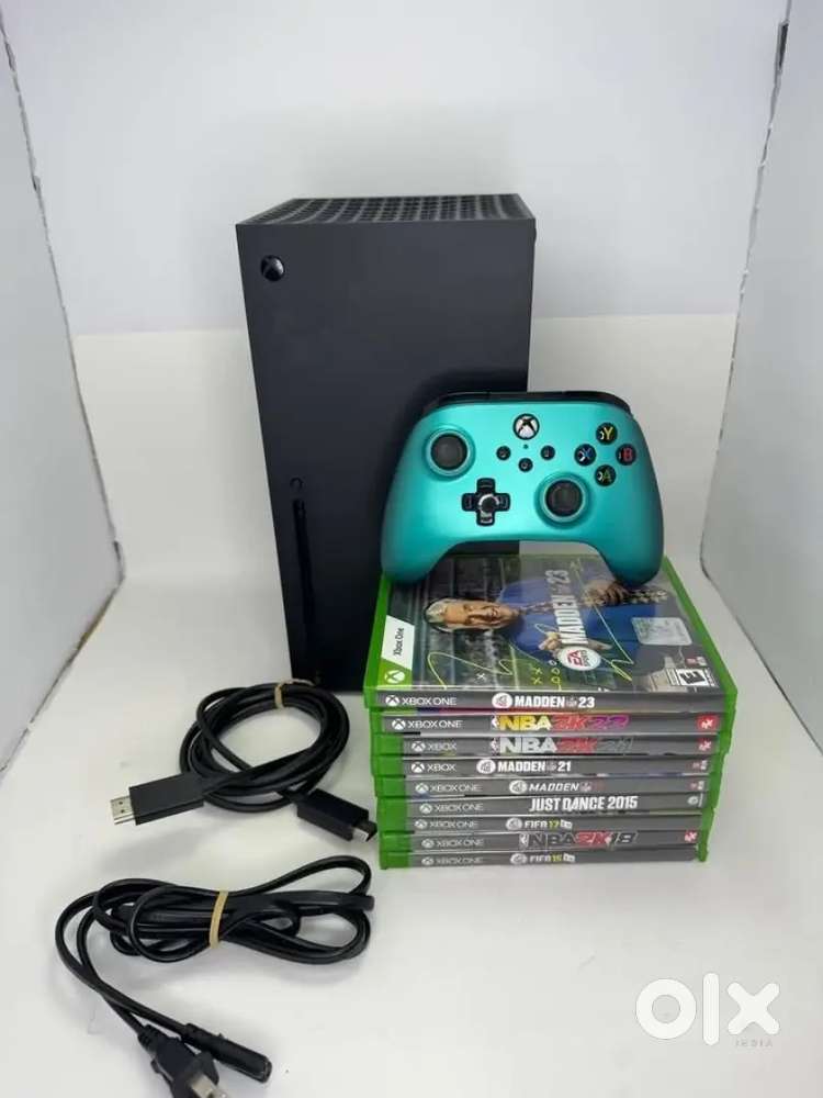 Microsoft Xbox Series X 1TB w/ Controller, Cords, 9 Games