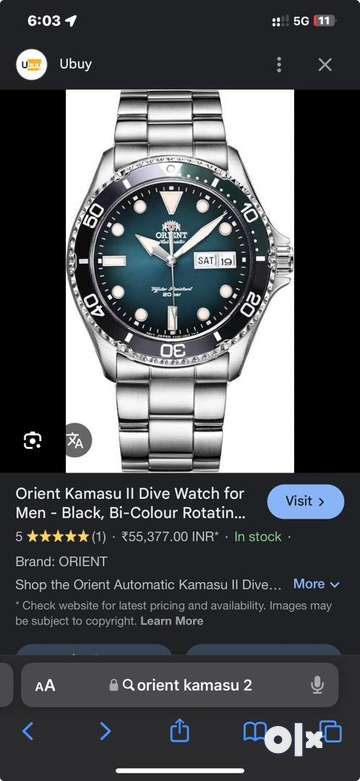 Orient Automatic Watch for Men Kamasu II Dive Watch Men 1792067881