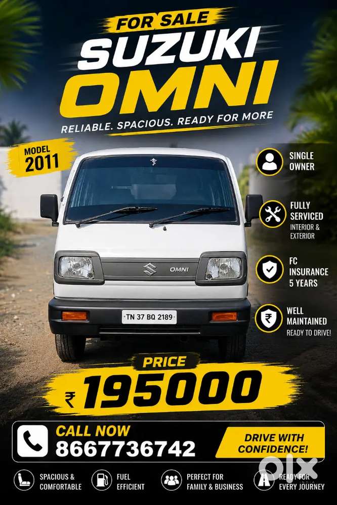 Maruti Suzuki Omni 2011 Petrol Well Maintained