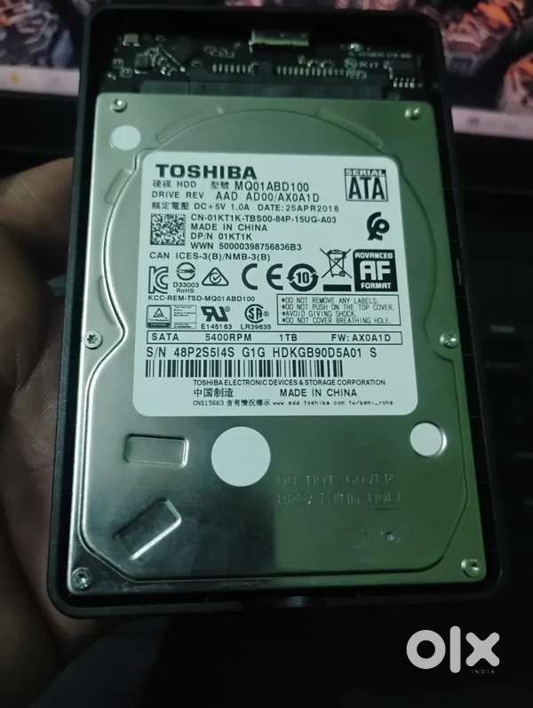 1 TB External Harddisk new condition