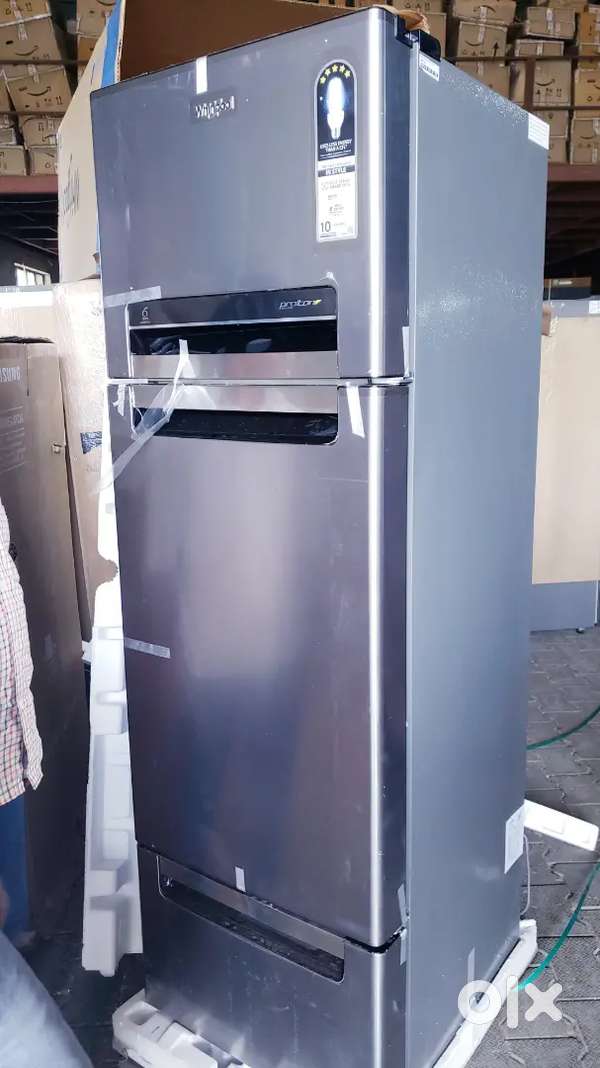 New Fridge Whirlpool  240L  5Star Double Door Warranty 1year