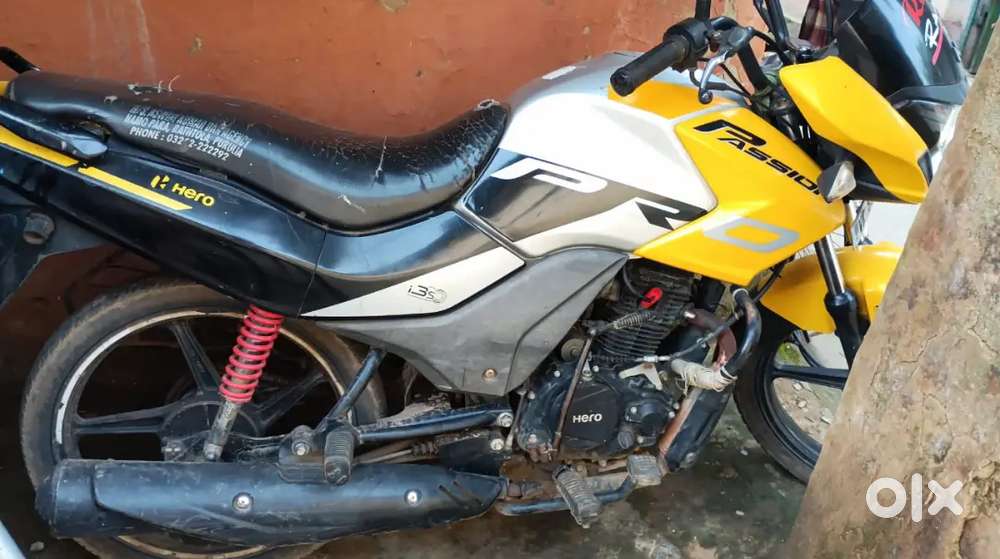 Yellow Colour Hero Bike Passion Pro Bs6 Colour Black Yellow Colour