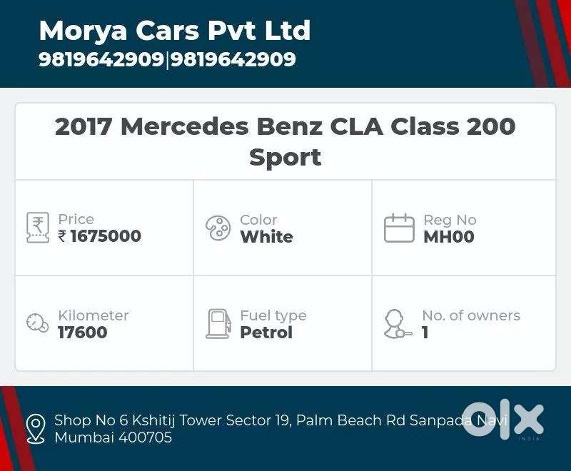 Mercedes-benz Cla 2.0 200 Sport, 2017, Petrol