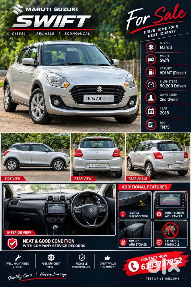 Maruti Suzuki Swift Vdi 2018