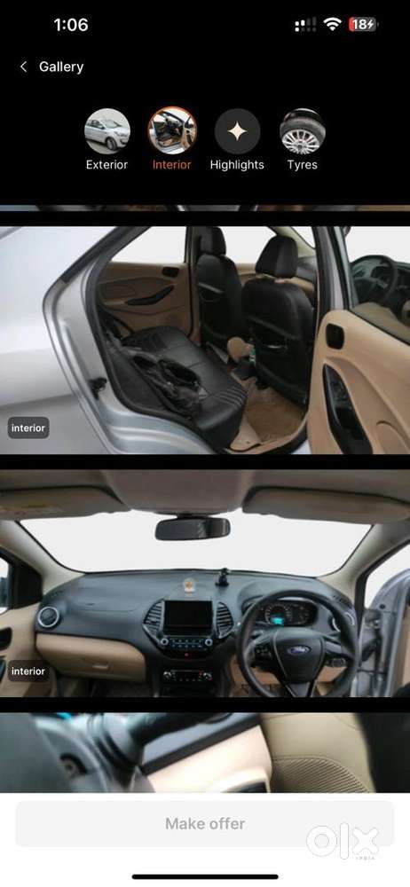 Ford Figo Aspire 2019 Petrol Well Maintained