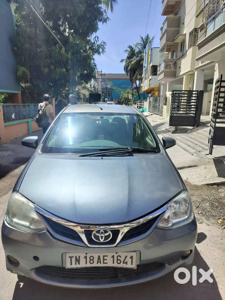 Toyota Etios Gd Diesel In Good Condition  Grey Color White Board Car