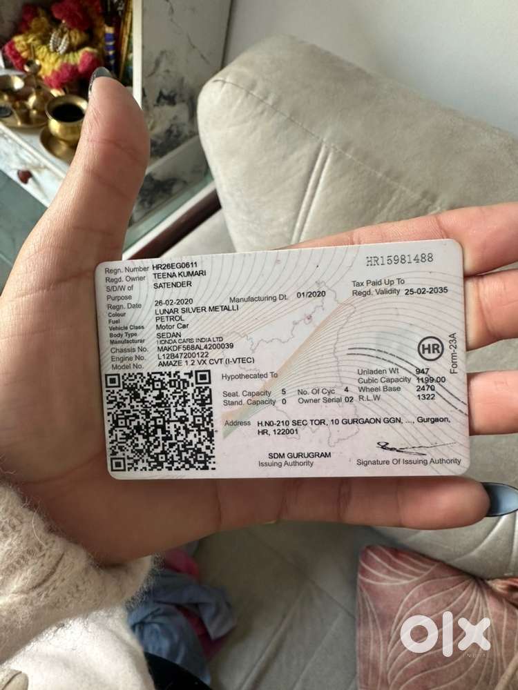 Honda Amaze 2nd Gen 2020 Cng & Hybrids 40000 Km Driven