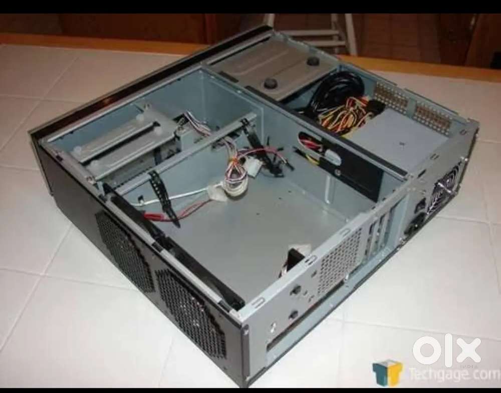 Slim Pc Cabinet Heavy Duty. 2 Big Fan With Card Reader. Fix Rate