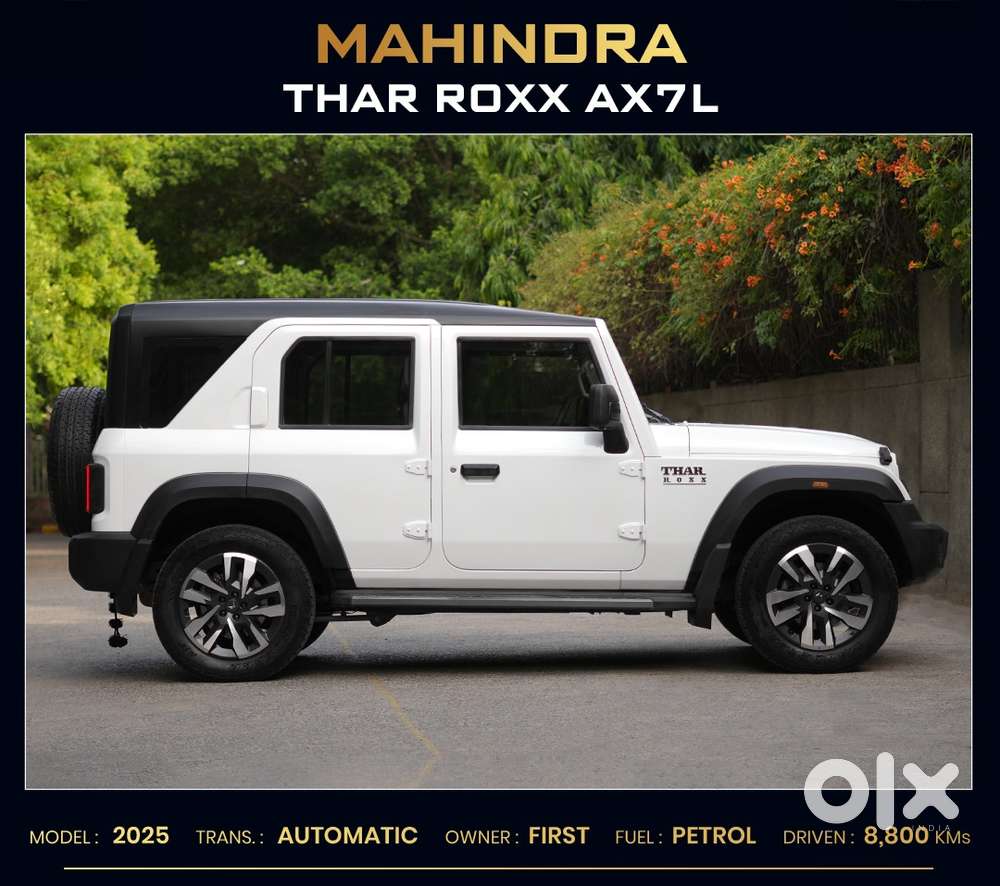 Mahindra Thar Roxx Ax7l Rwd At, 2025, Petrol