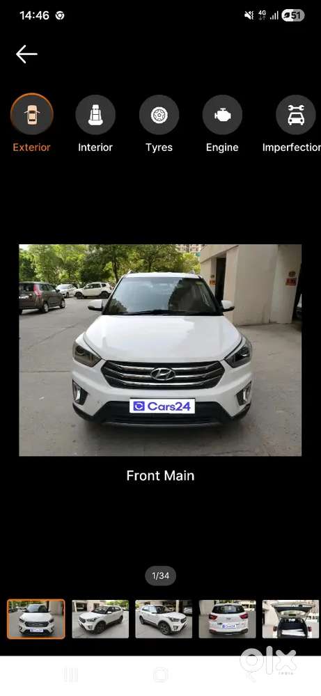 Hyundai Creta 2018 Diesel 109500 Km Driven