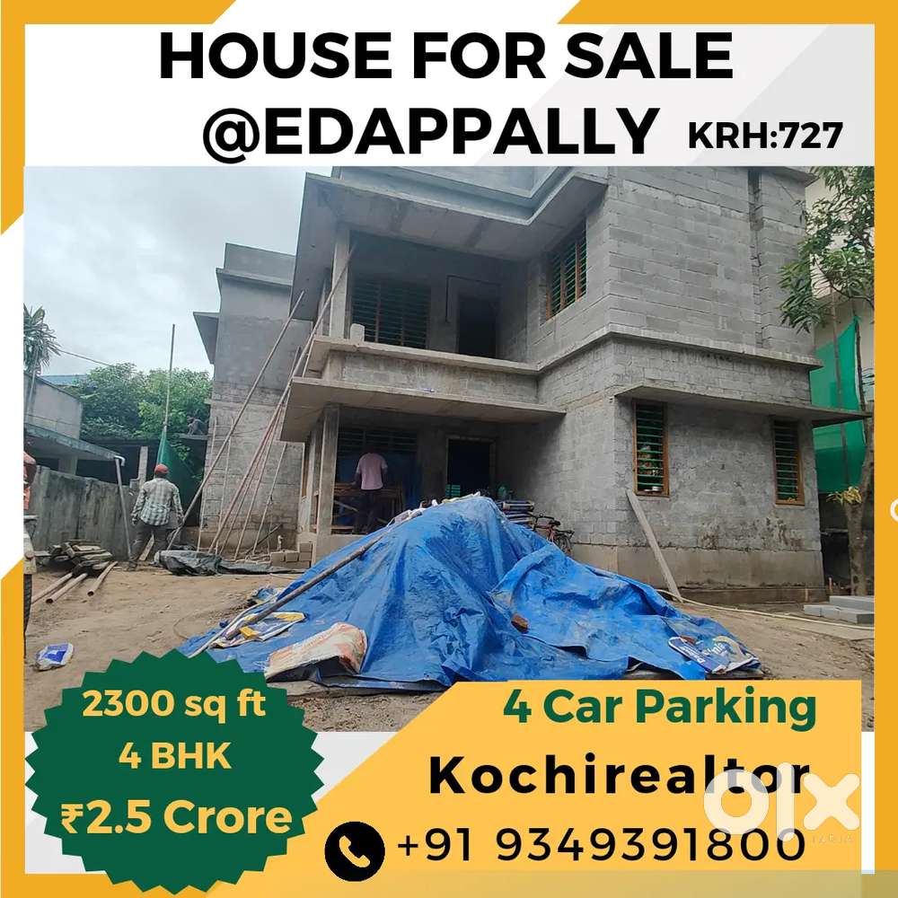 2300 sq ft 4 BHK Posh Independent House for Sale at Edappally For