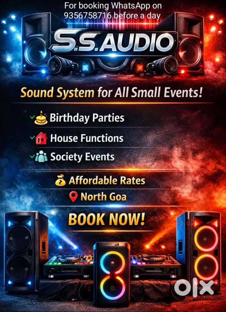 Sound rentals for small and medium events at affordable rates.