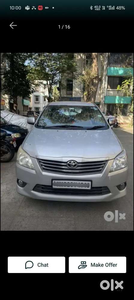 Toyota Innova 2012 Diesel 115000 Km Driven