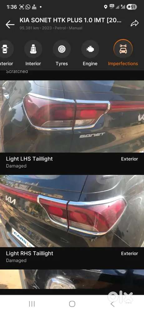 Kia Sonet 2023 Petrol 105000 Km Driven