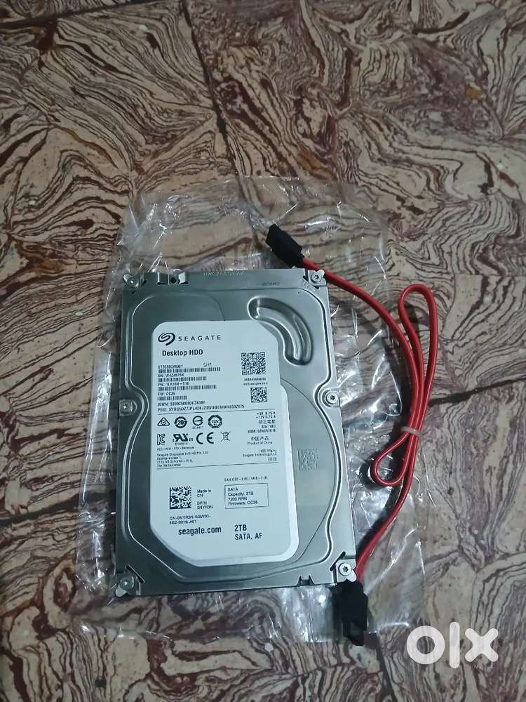Western Digital 2TB 3.5 Inch Internal Hard Disk.