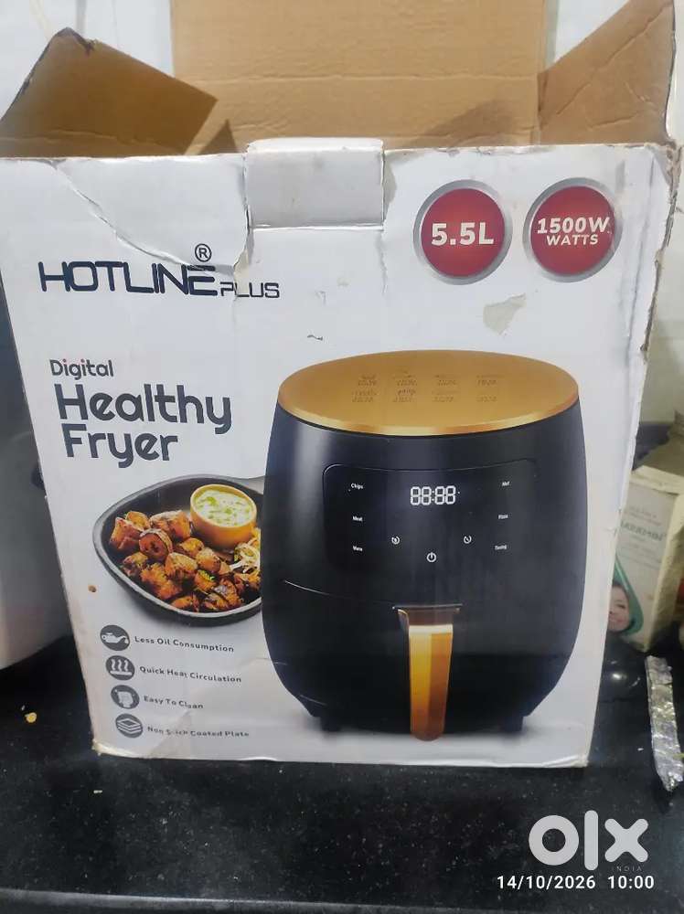 Hotline Plus Digital Air Fryer 5.5L 1500W - Brand New Unused With Box