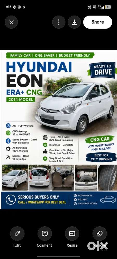 Hyundai Eon Plus 2014 Car