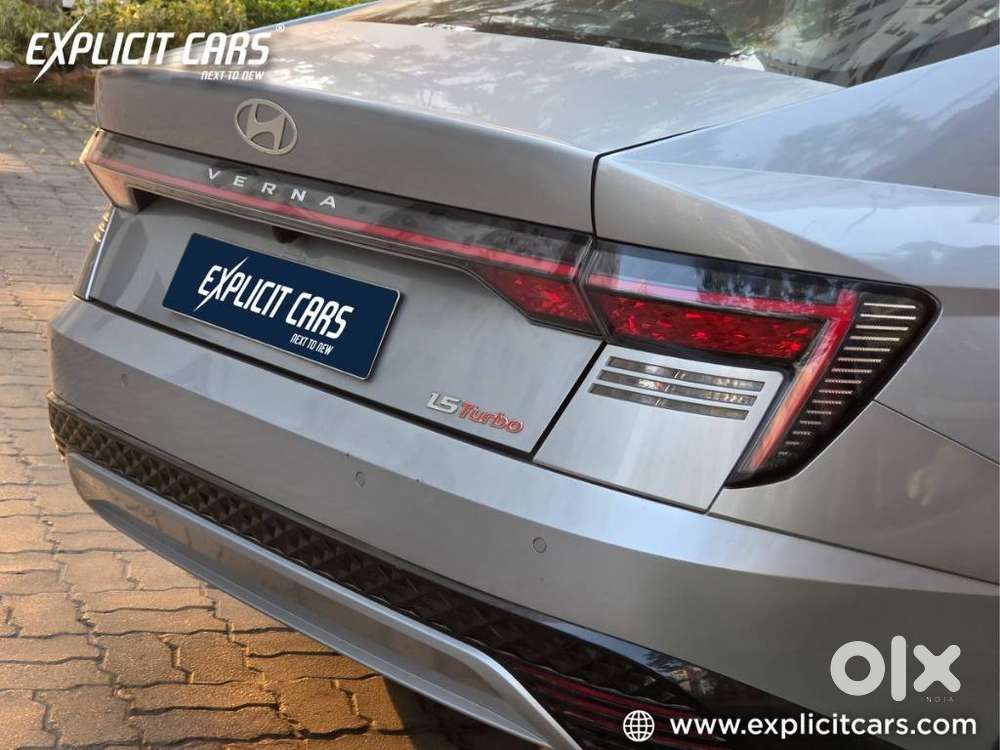 Hyundai Verna 1.5 Sx (o) Turbo Petrol Dct, 2024, Petrol