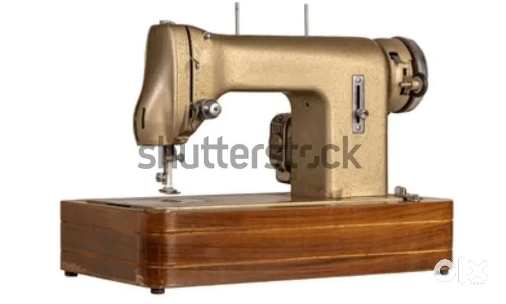 Old gas stove 2 burner and Sewing machine