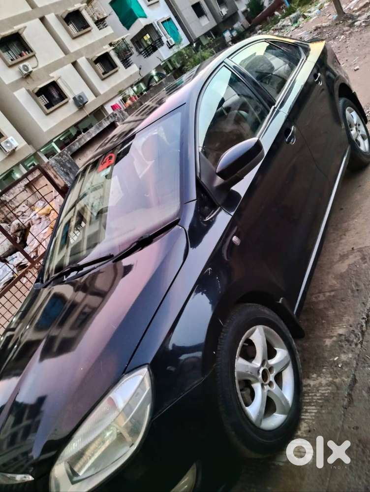 Skoda Rapid Black Colour Diesel 2014