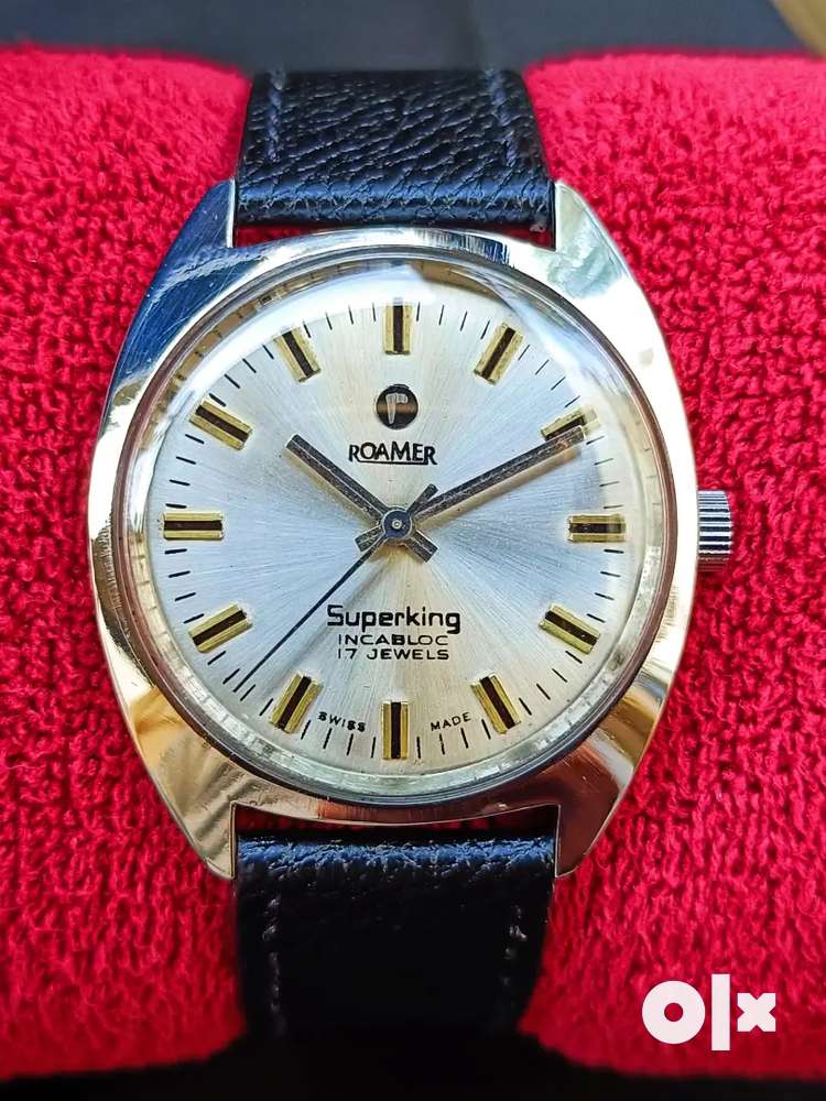 VINTAGE WATCH ROAMER SUPERKING INCABLOC 17 JEWELS WORKING CONDITION Men 1792487377