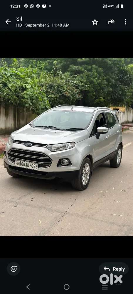Ford Ecosport 2016 Diesel 89000 Km Driven