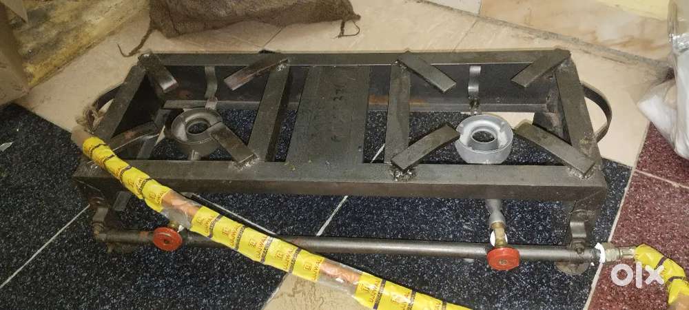 Fridge,  kadai, battery, thava, 2 burner stove, sandwich maker, ice bo