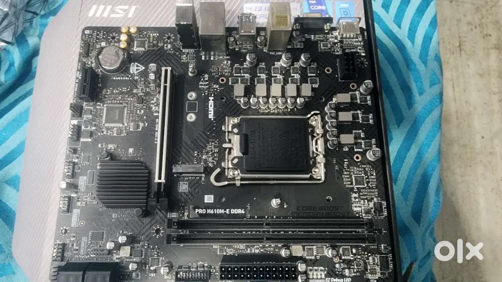 MSI PRO H610M-E DDR4 LGA1700 Motherboard, Micro-ATX