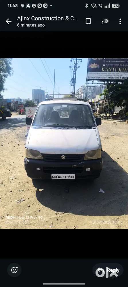 Maruti Suzuki Eeco 2011 Cng & Hybrids 114000 Km Driven