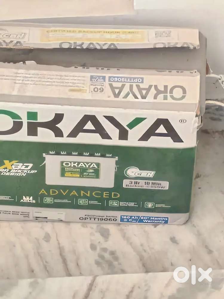 Okaya new inverter and battery