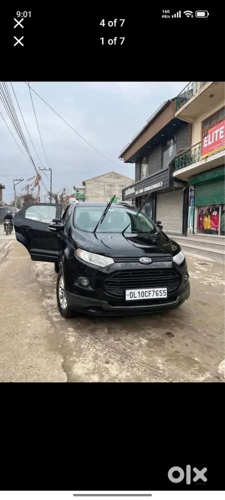 Black Ford Ecosport 2015 Diesel Well Maintained