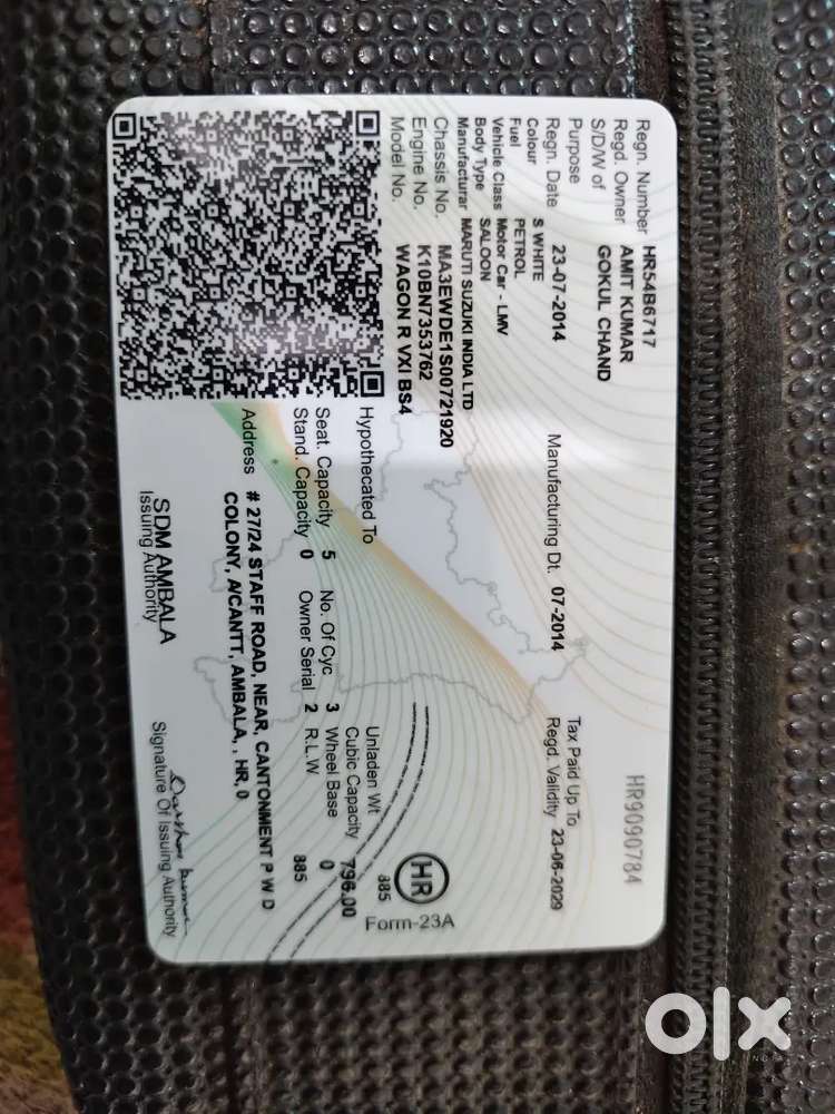 Maruti Suzuki Wagon R Vxi Bs4 Petrol