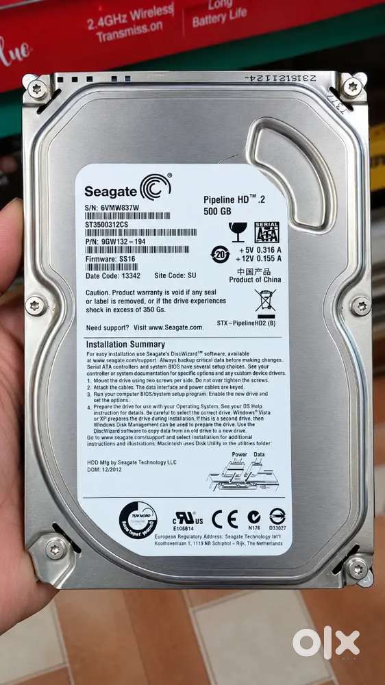 Seagate 500gb harddisk sell krna hai