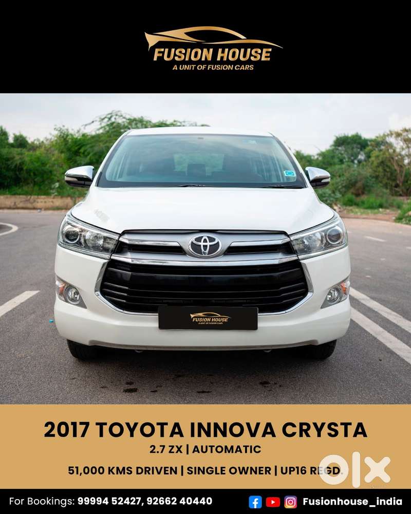 Toyota Innova Crysta 2.7 Zx At, 2017, Petrol