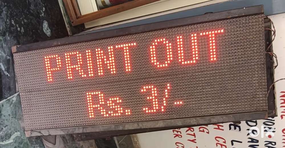 LED LIGHT ADVERTISEMENT BOARD