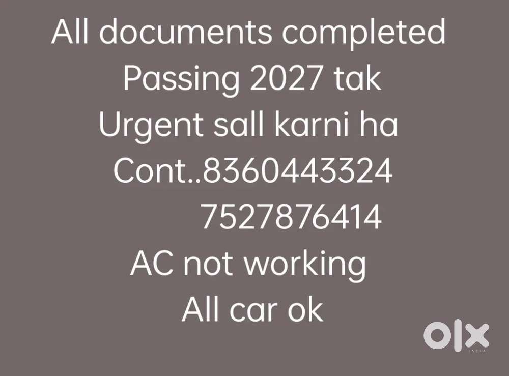 Maruti Suzuki 800 Ac 1999 All Documents Completed Passing 2027 Tak