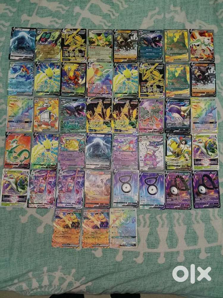 Pokemon cards- A set of 43 cards (psa 7 graded)