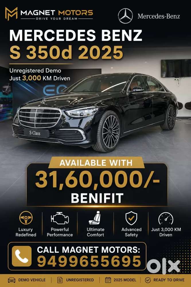 Mercedes-benz S-class S 350d, 2018, Diesel