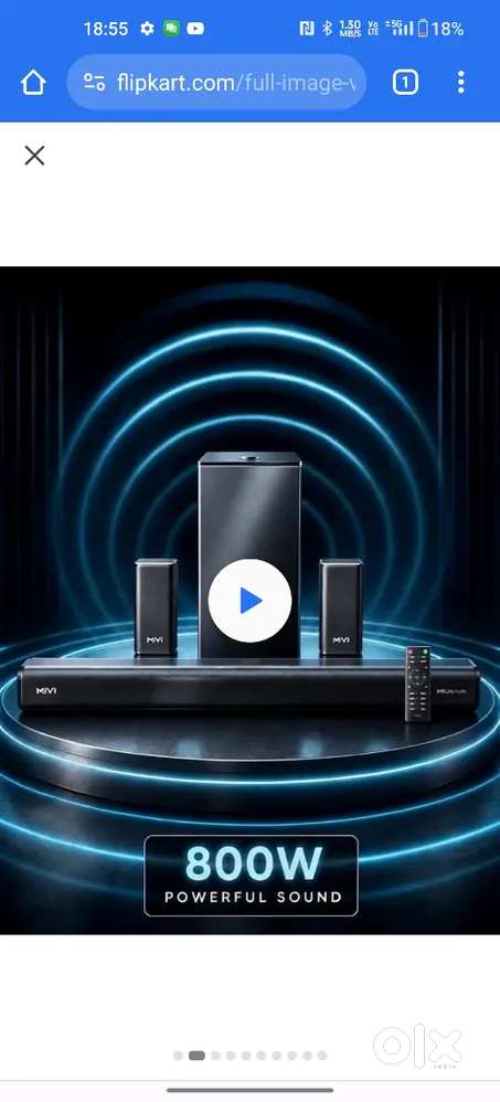 Soundbar Mivi 800w new home