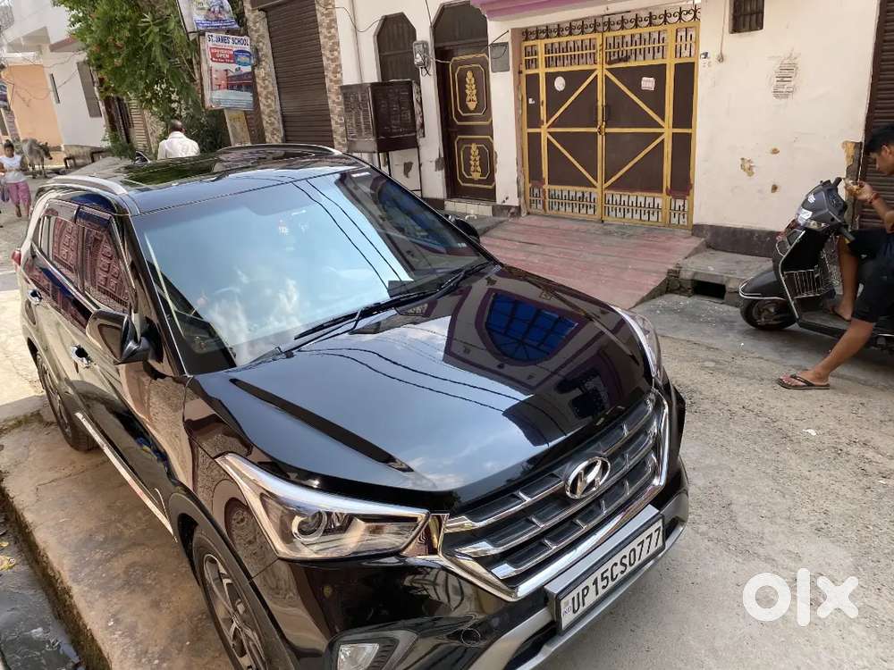 Hyundai Creta Diesel 2018 Black Colour Vip No. September Registration