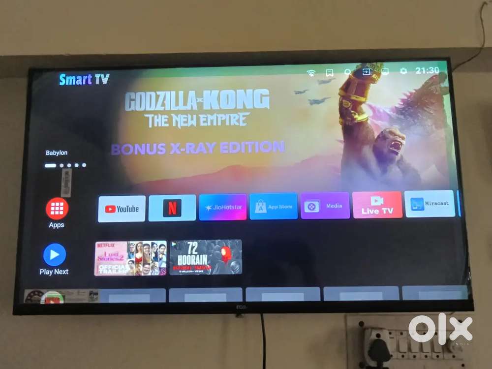 EGO pic smart TV 43 inch 4 star rating 1 month use hai