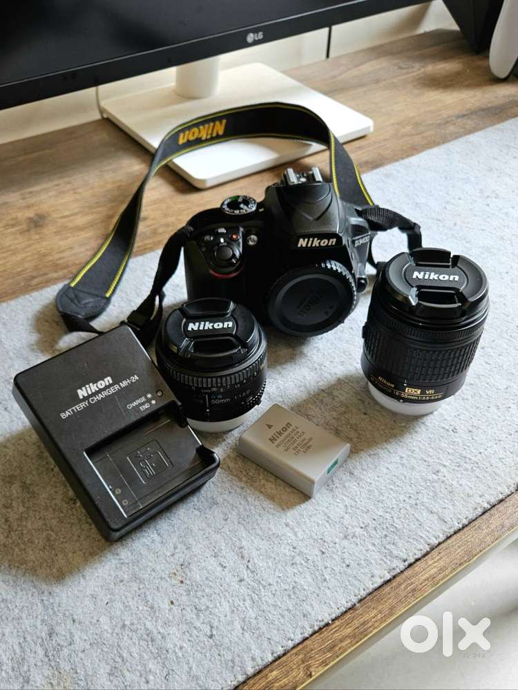 Nikon D3400 Camera with 50mm Prime lens Cameras Lenses